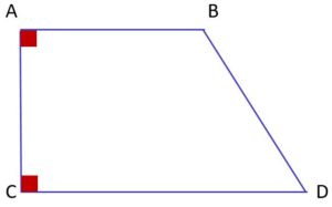 comment trouver la hauteur d'un trapeze rectangle