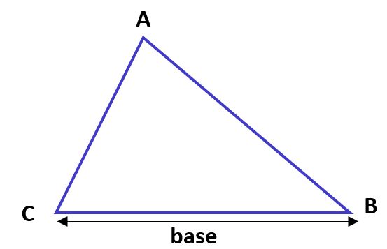 Base d'un triangle